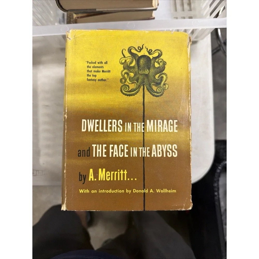 Dwellers Mirage & Face In Abyss A. Merritt Fantasy 1st Edition Thus Fiction